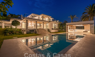 Villa neuve, moderniste et design à vendre avec vue sur le terrain de golf dans un resort de golf, Marbella - Benahavis 55547 