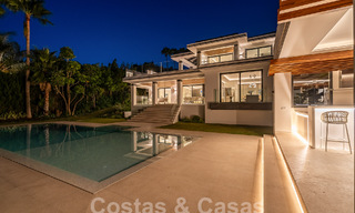 Villa neuve, moderniste et design à vendre avec vue sur le terrain de golf dans un resort de golf, Marbella - Benahavis 55549 