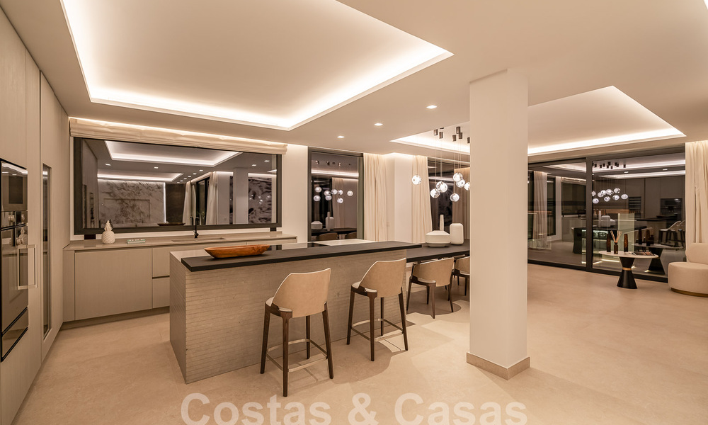 Villa neuve, moderniste et design à vendre avec vue sur le terrain de golf dans un resort de golf, Marbella - Benahavis 55555