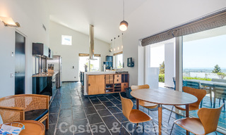Spacieuse villa de luxe à vendre avec vue panoramique sur la mer sur un grand terrain à Mijas, Costa del Sol 55594 
