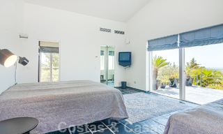 Spacieuse villa de luxe à vendre avec vue panoramique sur la mer sur un grand terrain à Mijas, Costa del Sol 55598 