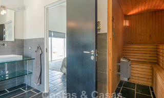 Spacieuse villa de luxe à vendre avec vue panoramique sur la mer sur un grand terrain à Mijas, Costa del Sol 55603 