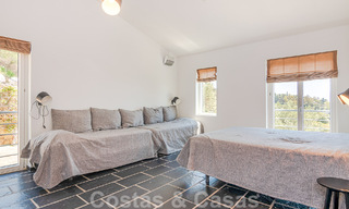 Spacieuse villa de luxe à vendre avec vue panoramique sur la mer sur un grand terrain à Mijas, Costa del Sol 55605 