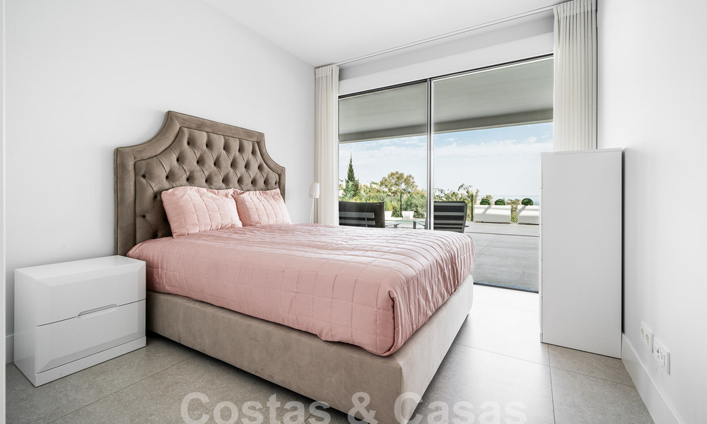 Luxueux appartement moderne au rez-de-chaussée avec piscine privée et vue sur la mer, à Marbella - Benahavis 55628