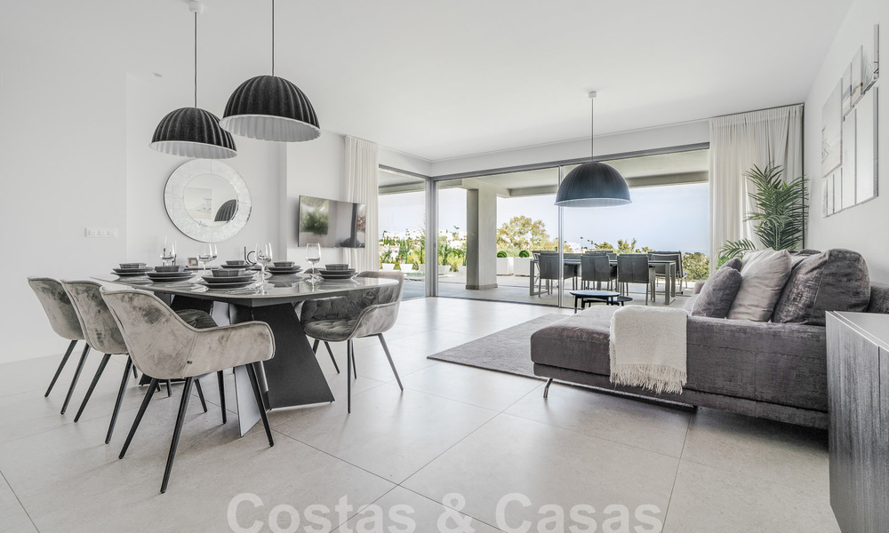Luxueux appartement moderne au rez-de-chaussée avec piscine privée et vue sur la mer, à Marbella - Benahavis 55631