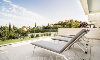 Luxueux appartement moderne au rez-de-chaussée avec piscine privée et vue sur la mer, à Marbella - Benahavis 55637 