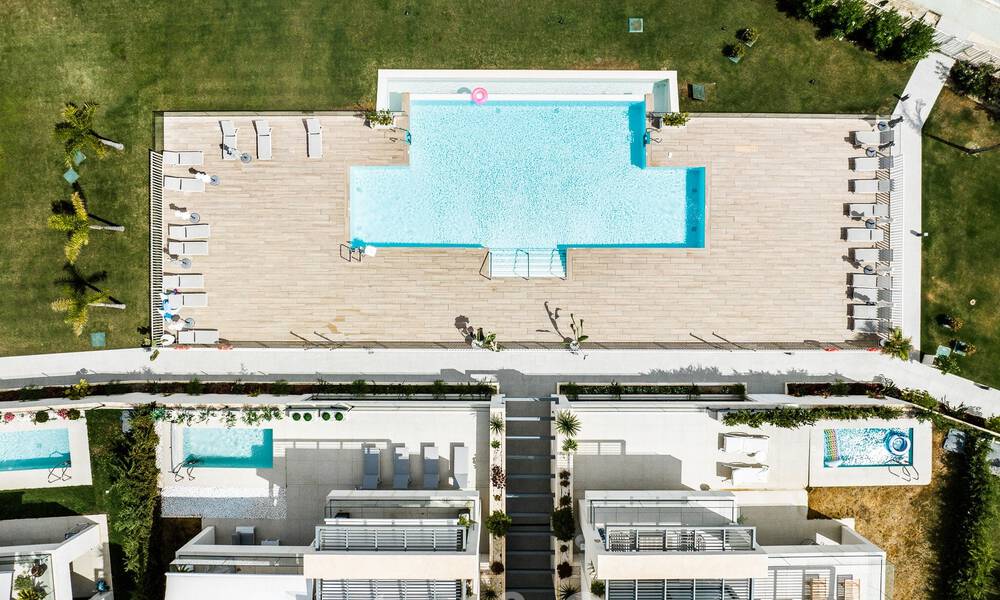 Luxueux appartement moderne au rez-de-chaussée avec piscine privée et vue sur la mer, à Marbella - Benahavis 55638