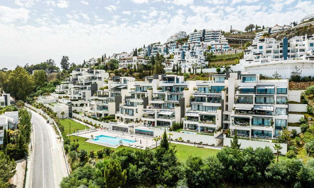 Luxueux appartement moderne au rez-de-chaussée avec piscine privée et vue sur la mer, à Marbella - Benahavis 55640