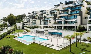 Luxueux appartement moderne au rez-de-chaussée avec piscine privée et vue sur la mer, à Marbella - Benahavis 55641 