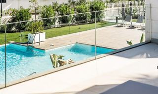 Luxueux appartement moderne au rez-de-chaussée avec piscine privée et vue sur la mer, à Marbella - Benahavis 55643 