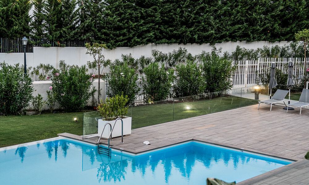 Luxueux appartement moderne au rez-de-chaussée avec piscine privée et vue sur la mer, à Marbella - Benahavis 55647
