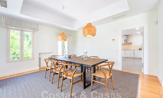 Luxueuse villa méditerranéenne de plain-pied à vendre dans un quartier résidentiel isolé du Golden Mile, Marbella 55735 