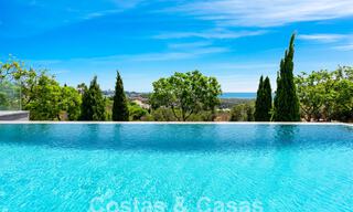 Nouvelle villa design et moderne à vendre avec vue imprenable sur la mer dans un complexe de golf cinq étoiles à Marbella - Benahavis 55823 