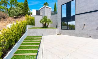 Nouvelle villa design et moderne à vendre avec vue imprenable sur la mer dans un complexe de golf cinq étoiles à Marbella - Benahavis 55829 