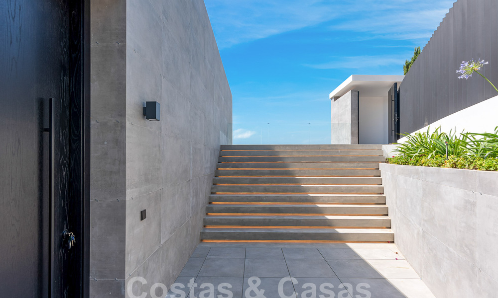 Nouvelle villa design et moderne à vendre avec vue imprenable sur la mer dans un complexe de golf cinq étoiles à Marbella - Benahavis 55849