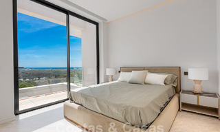 Nouvelle villa design et moderne à vendre avec vue imprenable sur la mer dans un complexe de golf cinq étoiles à Marbella - Benahavis 55858 