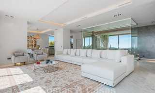 Nouvelle villa design et moderne à vendre avec vue imprenable sur la mer dans un complexe de golf cinq étoiles à Marbella - Benahavis 55875 