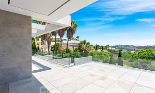 Nouvelle villa design et moderne à vendre avec vue imprenable sur la mer dans un complexe de golf cinq étoiles à Marbella - Benahavis 55889 
