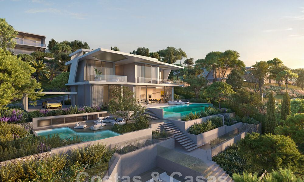 Nouvelles villas de luxe à vendre inspirées par Lamborghini dans les collines de Marbella - Benahavis 55900