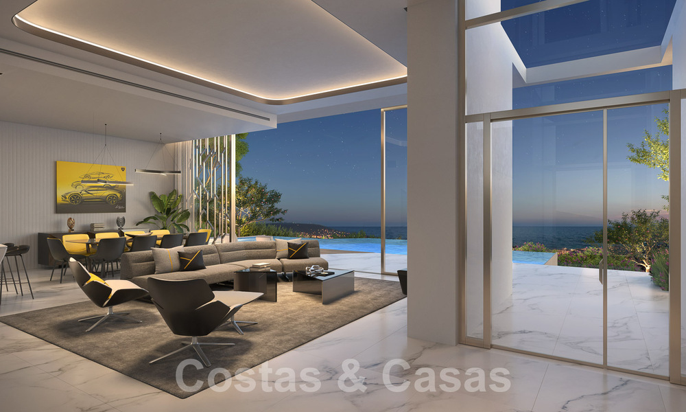 Nouvelles villas de luxe à vendre inspirées par Lamborghini dans les collines de Marbella - Benahavis 55906