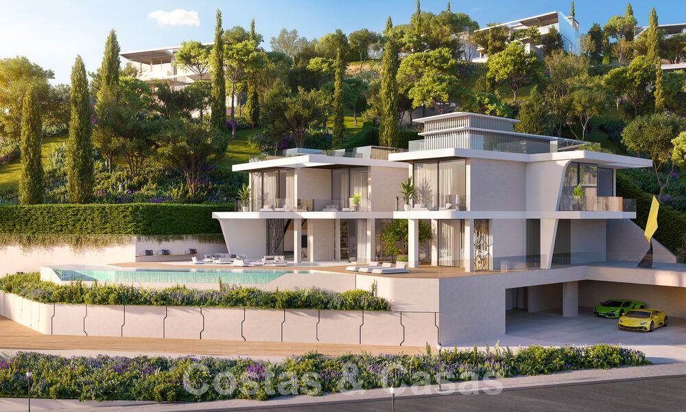 Nouvelles villas de luxe à vendre inspirées par Lamborghini dans les collines de Marbella - Benahavis 55917
