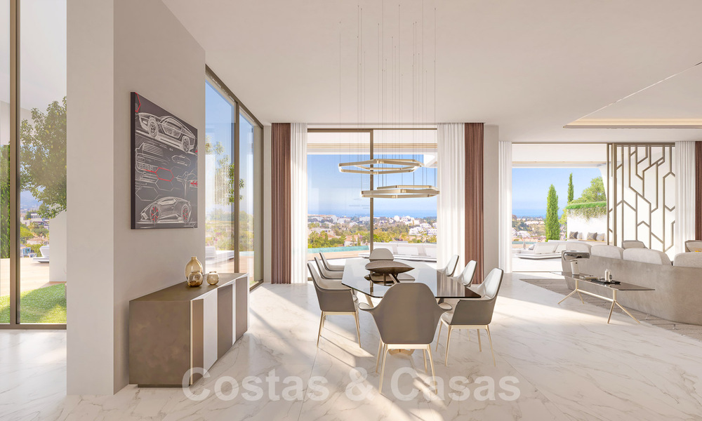 Nouvelles villas de luxe à vendre inspirées par Lamborghini dans les collines de Marbella - Benahavis 55918