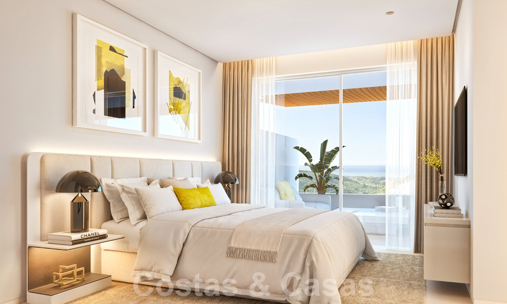 Appartements modernes, contemporains et luxueux avec vue sur la mer à vendre, à proximité du centre de Marbella 55396