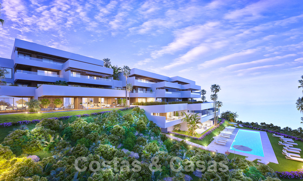 Appartements modernes, contemporains et luxueux avec vue sur la mer à vendre, à proximité du centre de Marbella 55398