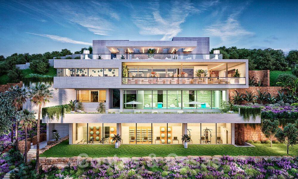 Appartements modernes, contemporains et luxueux avec vue sur la mer à vendre, à proximité du centre de Marbella 55403