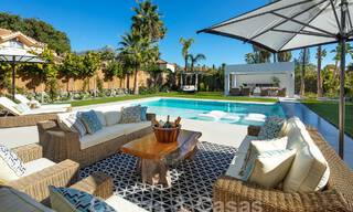 Villa supérieure rénovée de style moderne à vendre au cœur de la vallée du golf de Nueva Andalucia, Marbella 56050 