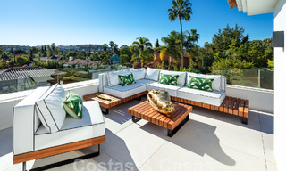 Villa supérieure rénovée de style moderne à vendre au cœur de la vallée du golf de Nueva Andalucia, Marbella 56059 