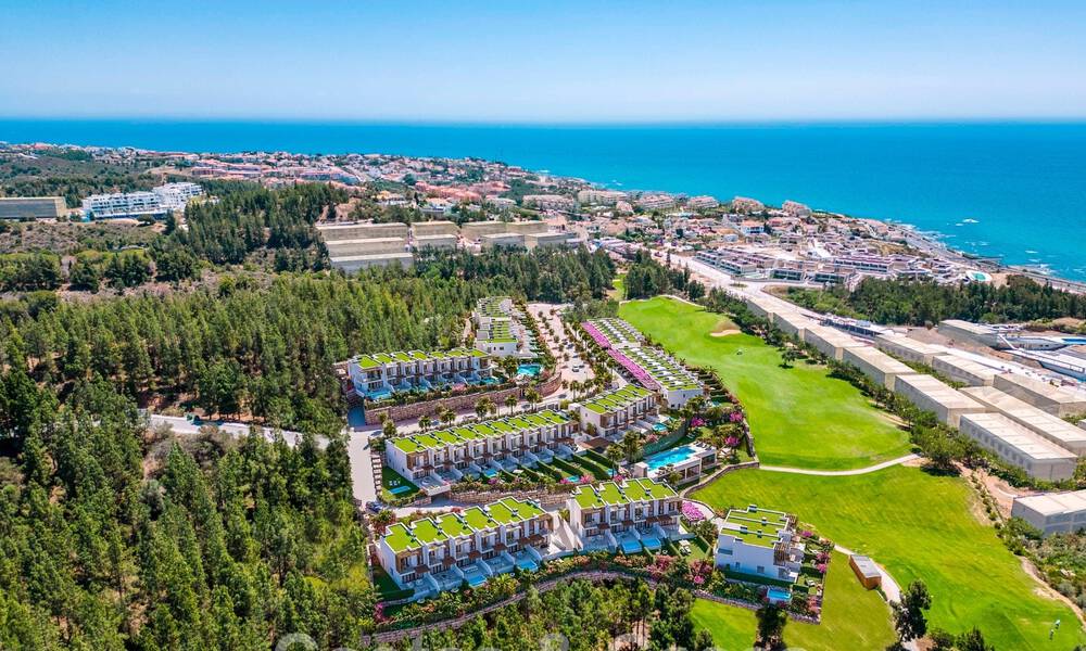 Nouveau projet de maisons mitoyennes à vendre, à deux pas du club de golf de Mijas Costa, Costa del Sol 61203