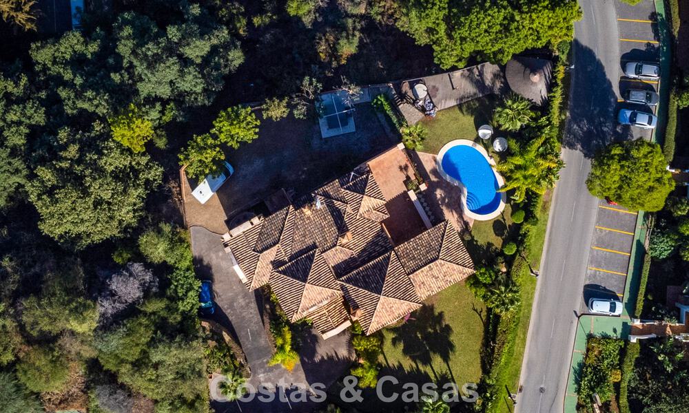 Prestigieuse villa de luxe à vendre dans un style espagnol classique avec vue sur la mer à La Quinta à Marbella - Benahavis 56525