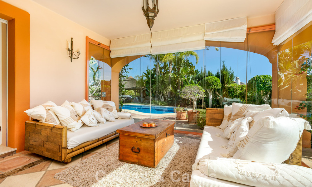 Prestigieuse villa de luxe à vendre dans un style espagnol classique avec vue sur la mer à La Quinta à Marbella - Benahavis 56536