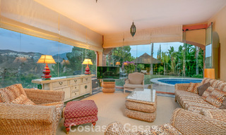 Prestigieuse villa de luxe à vendre dans un style espagnol classique avec vue sur la mer à La Quinta à Marbella - Benahavis 56563 