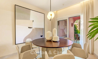 Prestigieux appartement avec jardin à vendre dans un complexe balnéaire de première ligne sur le nouveau Golden Mile entre Marbella et le centre d'Estepona 56610 