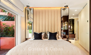 Prestigieux appartement avec jardin à vendre dans un complexe balnéaire de première ligne sur le nouveau Golden Mile entre Marbella et le centre d'Estepona 56632 