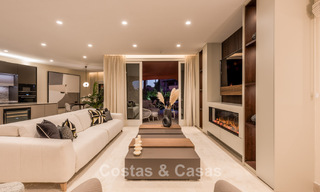 Prestigieux appartement avec jardin à vendre dans un complexe balnéaire de première ligne sur le nouveau Golden Mile entre Marbella et le centre d'Estepona 56643 