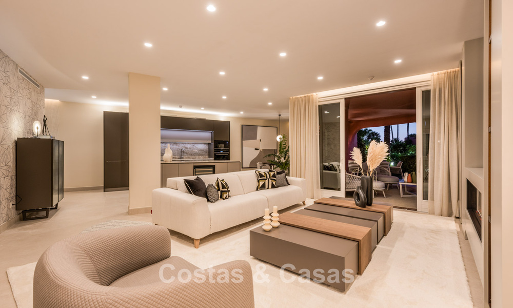 Prestigieux appartement avec jardin à vendre dans un complexe balnéaire de première ligne sur le nouveau Golden Mile entre Marbella et le centre d'Estepona 56644