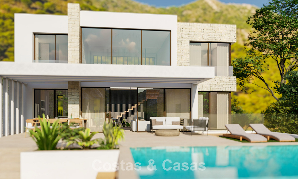 Villa de luxe à haute performance énergétique sur plan à vendre avec vue panoramique sur la mer à Mijas, Costa del Sol 56244