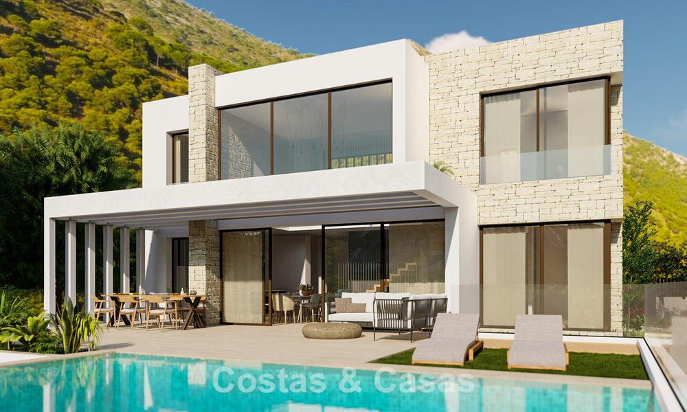 Villa de luxe à haute performance énergétique sur plan à vendre avec vue panoramique sur la mer à Mijas, Costa del Sol 56245