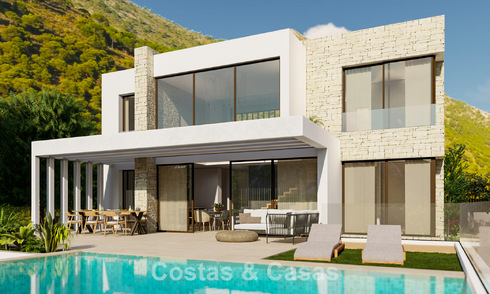 Villa de luxe à haute performance énergétique sur plan à vendre avec vue panoramique sur la mer à Mijas, Costa del Sol 56245