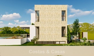 Villa de luxe à haute performance énergétique sur plan à vendre avec vue panoramique sur la mer à Mijas, Costa del Sol 56249 