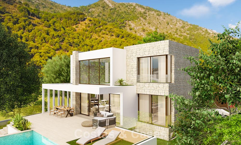 Villa de luxe à haute performance énergétique sur plan à vendre avec vue panoramique sur la mer à Mijas, Costa del Sol 56252