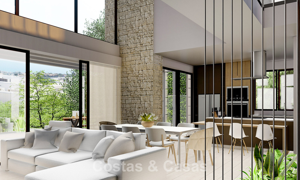 Villa de luxe à haute performance énergétique sur plan à vendre avec vue panoramique sur la mer à Mijas, Costa del Sol 56253