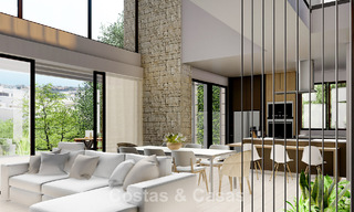 Villa de luxe à haute performance énergétique sur plan à vendre avec vue panoramique sur la mer à Mijas, Costa del Sol 56253 