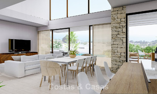 Villa de luxe à haute performance énergétique sur plan à vendre avec vue panoramique sur la mer à Mijas, Costa del Sol 56254 