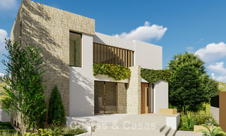 Villa de luxe à haute performance énergétique sur plan à vendre avec vue panoramique sur la mer à Mijas, Costa del Sol 56255 