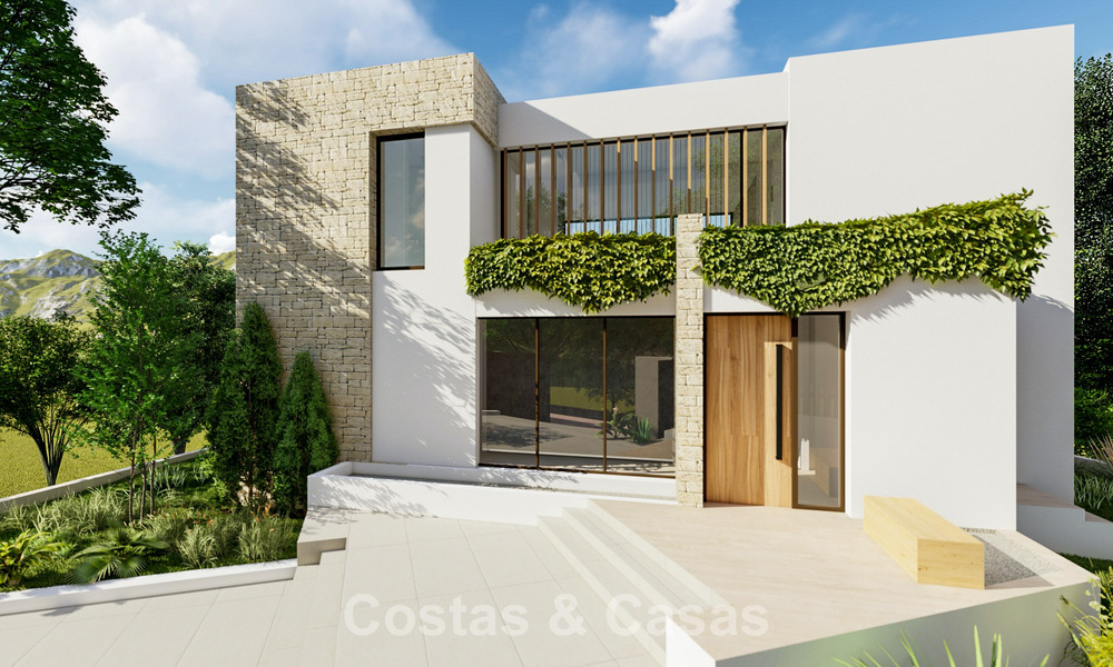 Villa de luxe à haute performance énergétique sur plan à vendre avec vue panoramique sur la mer à Mijas, Costa del Sol 56256