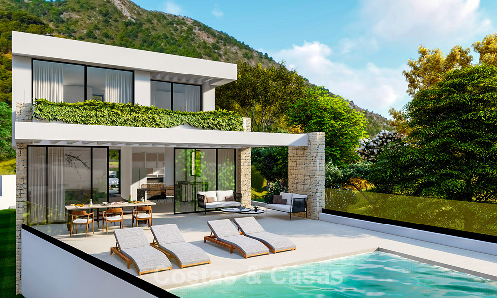 Villa de luxe durable hors plan à vendre avec magnifique vue sur la mer à Mijas, Costa del Sol 56258